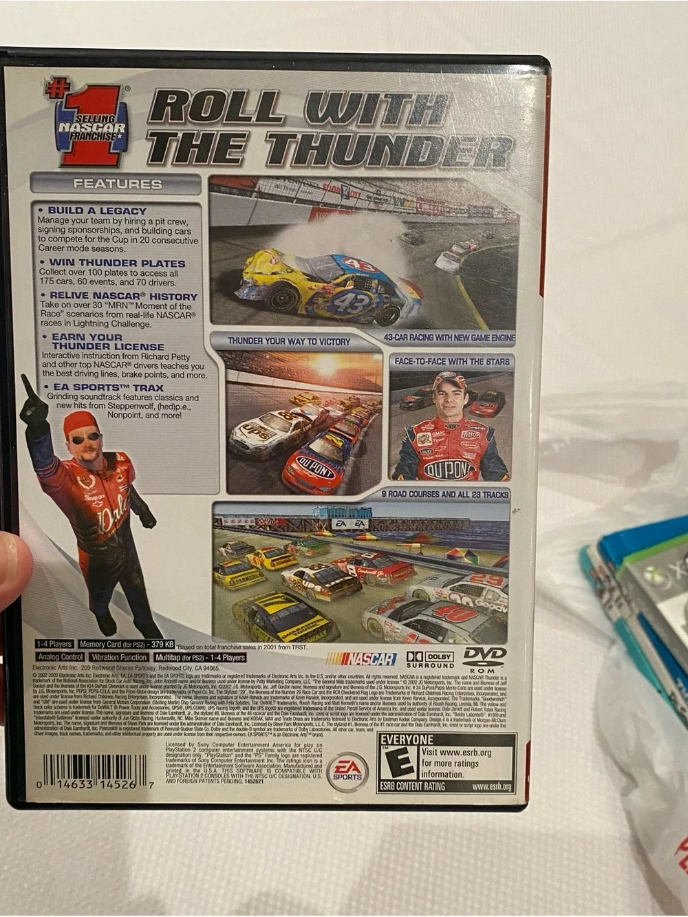 EA Sports NASCAR Thunder 2003 Dale Earnhardt JR for PlayStation 2 - Red